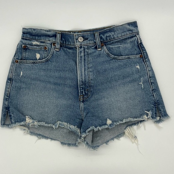 Abercrombie & Fitch Pants - Abercrombie & Fitch The Mom Short High Rise Womens Size 27 Medium Wash Casual